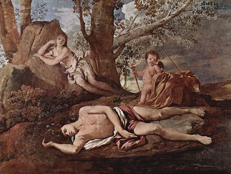 Echo and Narcissus, Nicolas Poussin
